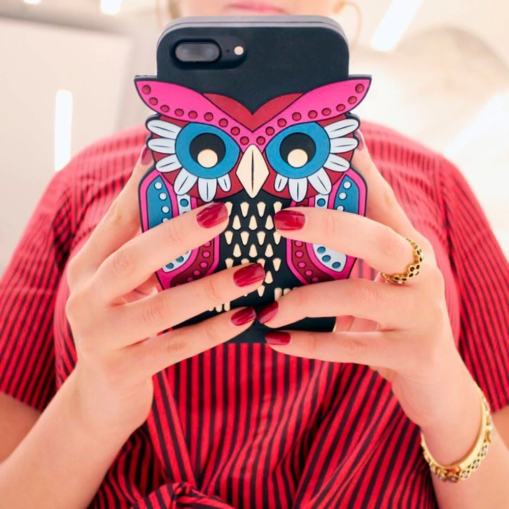 Henri Bendel iPhone 6/7 owl phone case